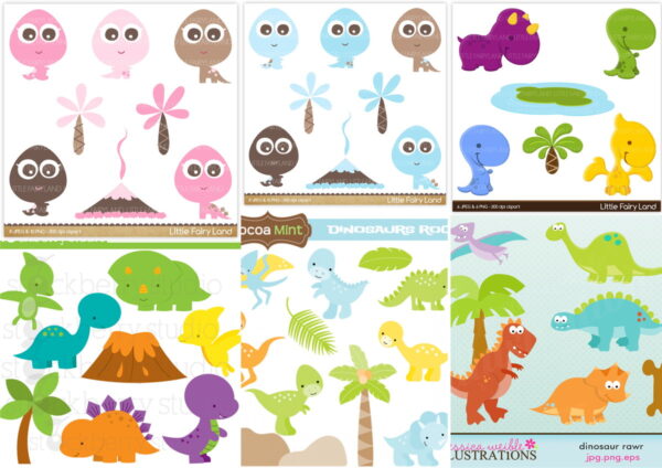 Kit Digital Dinossauros - Imagem 4