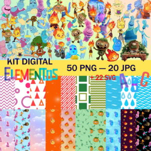 Kit Digital Elementos Disney