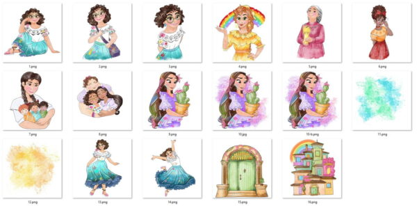 Kit Digital Encanto Aquarela #02 - Imagem 2