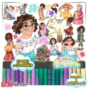 Kit Digital Encanto Aquarela #2