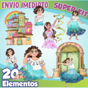 Kit Digital Encanto Aquarela