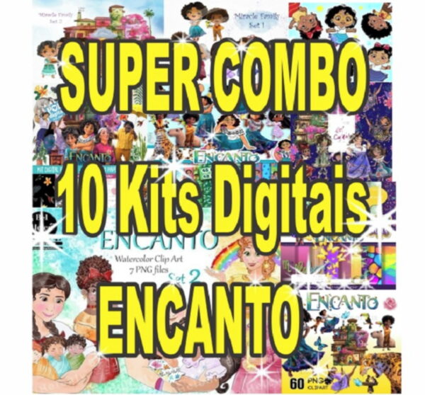 Kit Digital Encanto Combo 10 Kits