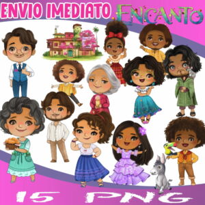 Kit Digital Encanto Cute Aquarela