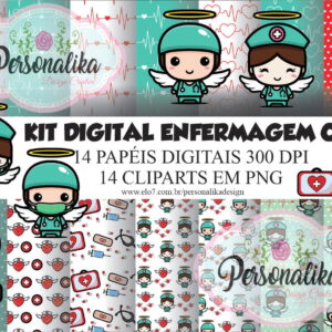 KIT DIGITAL ENFERMAGEM CUTE