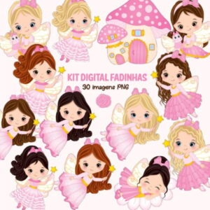 Kit Digital Fadinhas #1141#