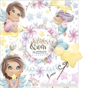Kit Digital Fairy Clipart