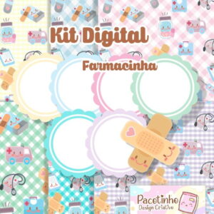 Kit Digital Farmacinha Patch Craft