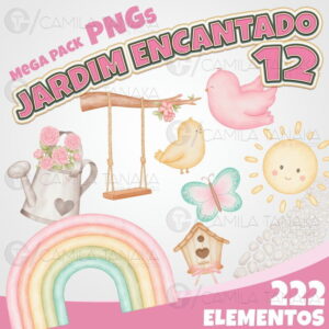 Kit Digital Jardim Encantado 12 (pague 1 Leve 3)