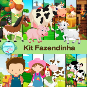 Kit Digital Fazendinha +Arte