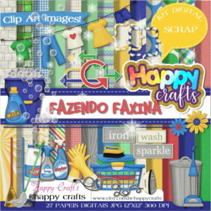 Kit Digital Fazendo Faxina