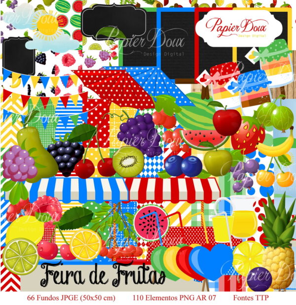 Mega Kit Digital Feirinha de Frutas - Image 2