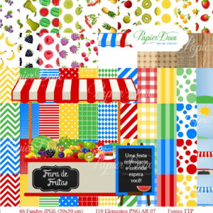 Mega Kit Digital Feirinha de Frutas