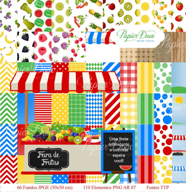 Mega Kit Digital Feirinha de Frutas