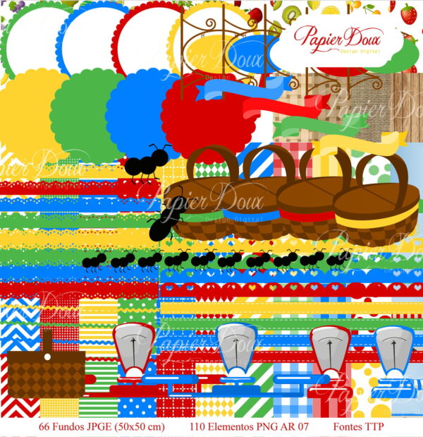 Mega Kit Digital Feirinha de Frutas - Image 3