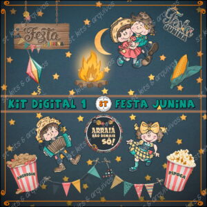 Kit Digital Festa Junina