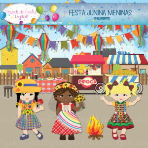 Kit Digital Festa Junina Meninas