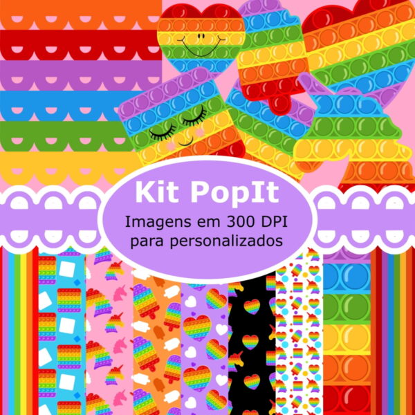 Kit digital Fidget toys Pop It - Imagem 3