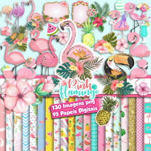 Kit digital Flamingos