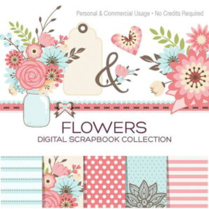Kit Digital Floral AMÉLIA 01
