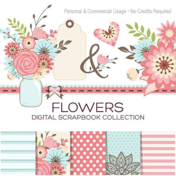 Kit Digital Floral AMÉLIA 01