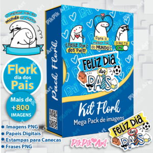 Kit Digital Flork Dia Dos Pais