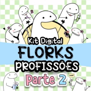 Kit Digital Flork Profissões - 42 arquivos
