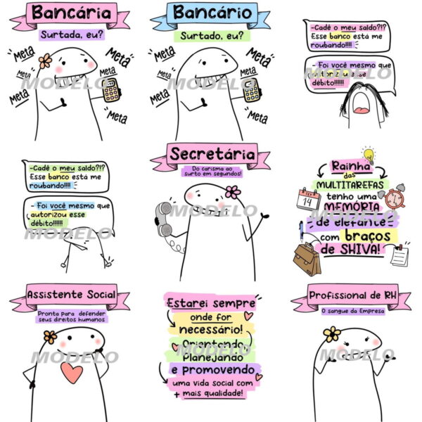 Kit Digital Flork Profissões - 42 arquivos - Image 3