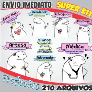 Kit Digital Flork Profissões
