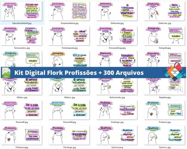 Kit Digital Flork Profissões - Image 4
