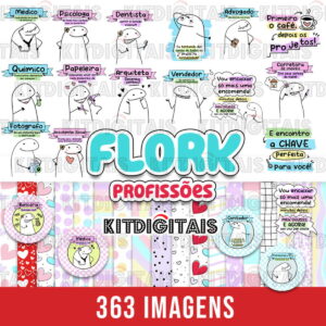 Kit Digital Flork Profissões