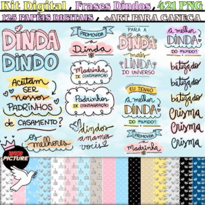 Kit Digital Frases Dindos