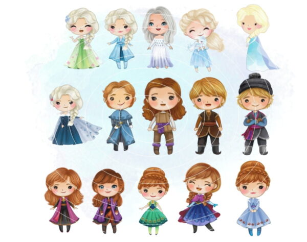 Kit Digital - Frozen Aquarela (cod. 0012)