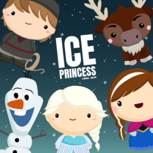 kit Digital Frozen PNG- Scrapbook