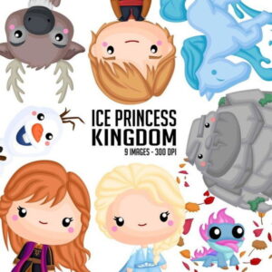 kit Digital Frozen PNG- Scrapbook