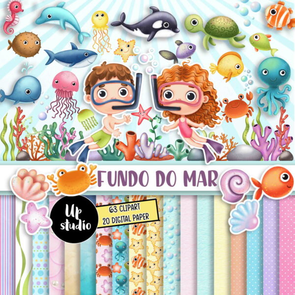 Kit Digital Fundo do Mar 2