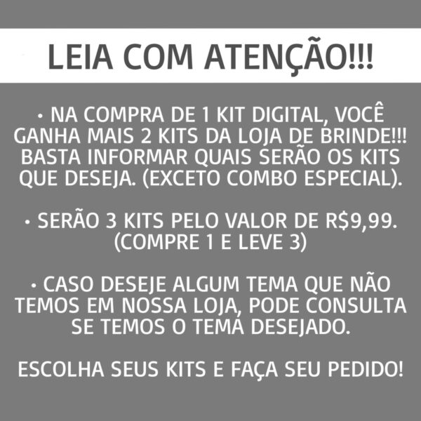 Kit Digital Fundo do Mar + 2 Kits de Brinde!!! - Image 2