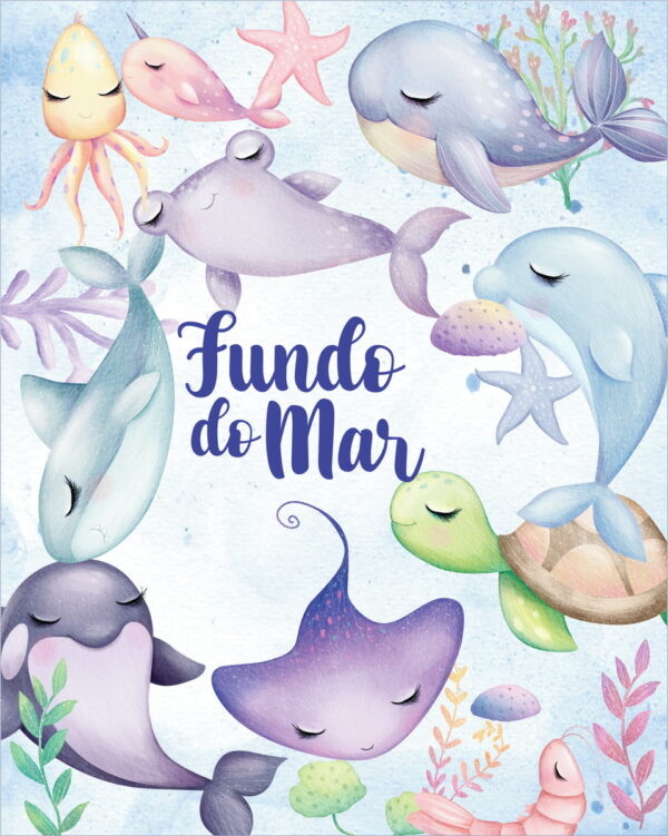 Kit Digital Fundo do Mar Aquarela