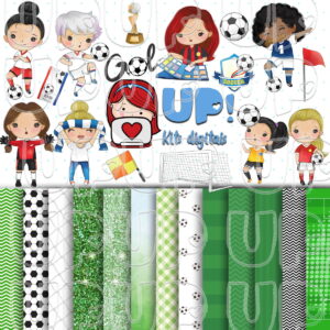 KIT DIGITAL FUTEBOL MENINA