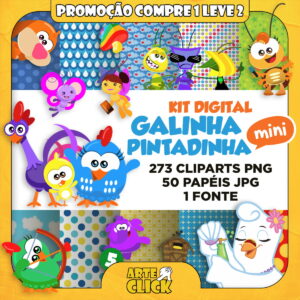 Kit Digital Galinha Pintadinha Mini