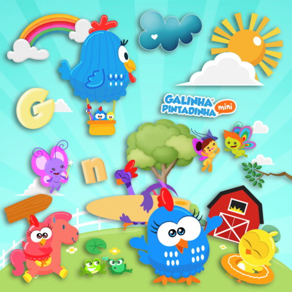Kit Digital Galinha Pintadinha Mini - Imagem 2