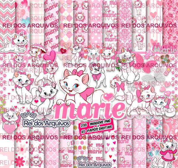 Kit digital Gatinha Marie