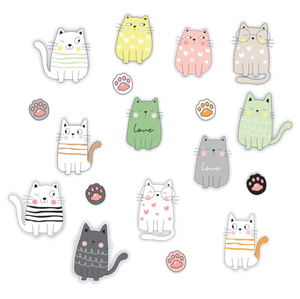 Kit Digital Gatinhos PNG e PDF - Image 2