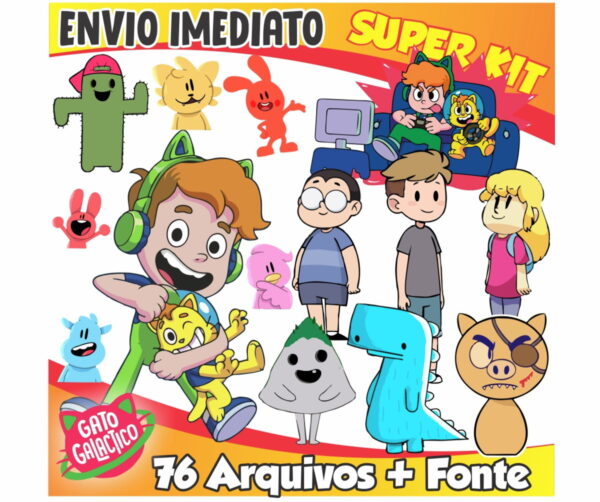 Kit Digital Gato Galactico