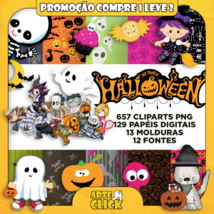 Kit Digital Halloween (dia das Bruxas)