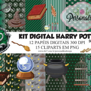Kit Digital Harry Potter (sonserina)