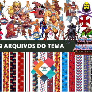 Kit Digital He-man Mestres do Universo