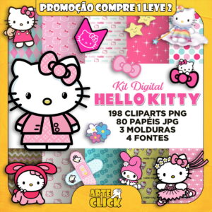 Kit Digital Hello Kitty