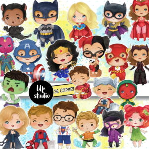 KIT DIGITAL HEROIS MARVEL DC