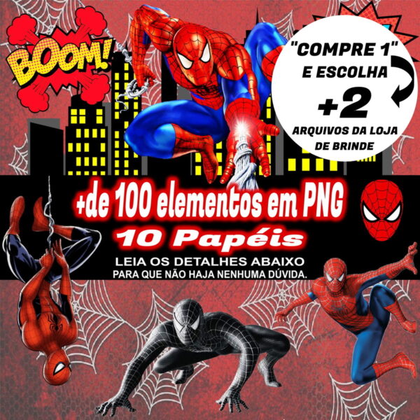 Kit Digital Homem Aranha