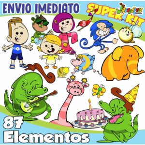 Kit Digital Jacarelvis e Amigos